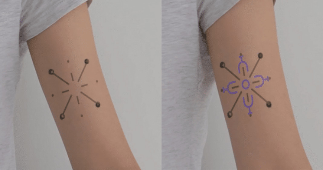 Tatuagem para diabéticos que muda de cor quando os níveis de glicose no sangue se alteram