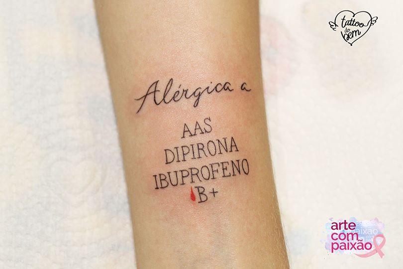 ideiasnutritivas.com - Tatuagem de segurança: arte com alertas de saúde