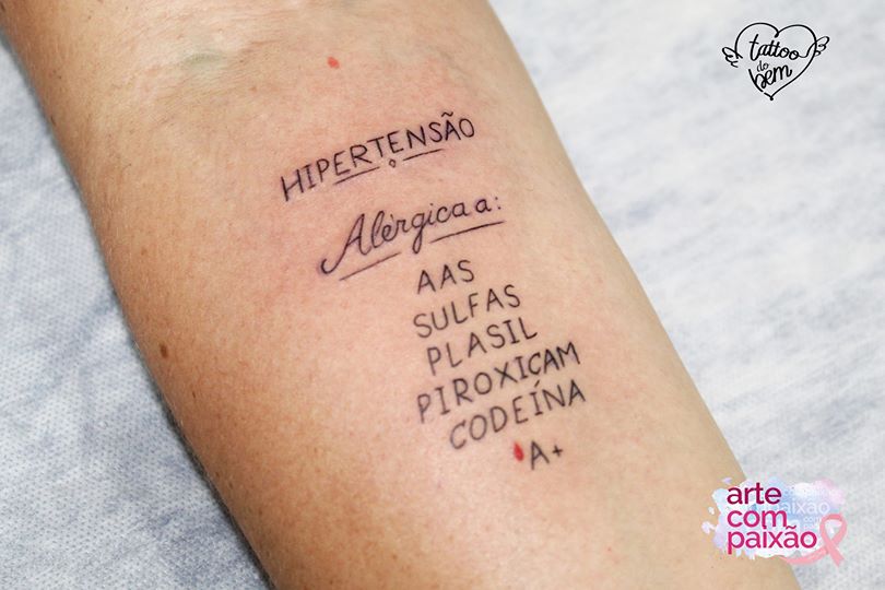 ideiasnutritivas.com - Tatuagem de segurança: arte com alertas de saúde