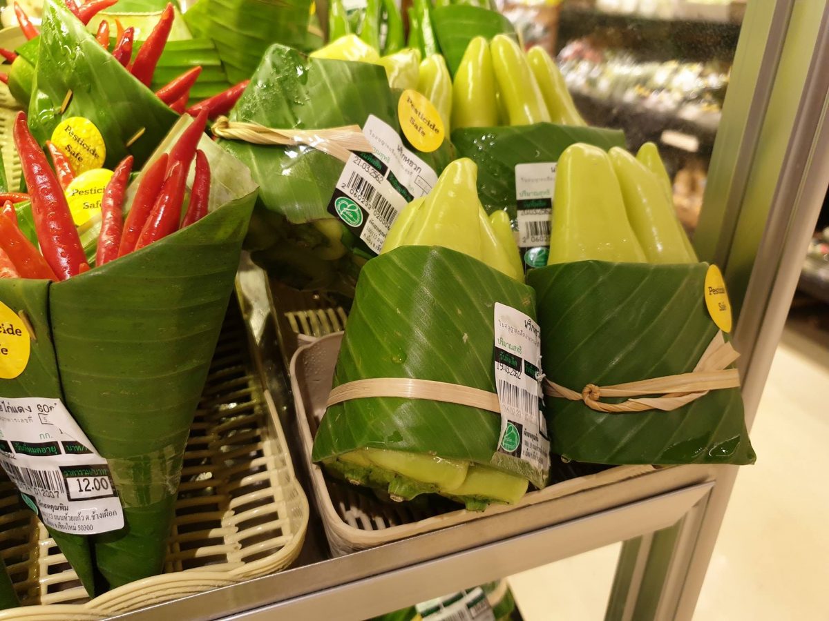 Supermercado na Tailândia troca embalagem plástica por folhas de bananeira ideiasnutritivas.com - Supermercado na Tailândia troca embalagem plástica por folhas de bananeira