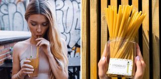 Bares da Itália usam canudos feitos de macarrão Bares da Itália usam canudos feitos de macarrão