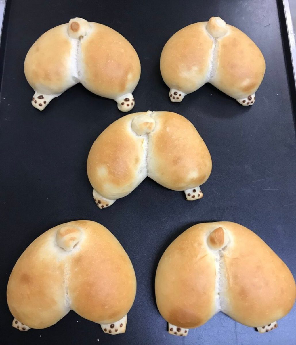 Padaria japonesa faz pães em forma do traseiro fofíssimo de um Corgi! ideiasnutritivas.com - Padaria japonesa faz pães em forma do traseiro fofíssimo de um Corgi!