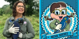 Bióloga que salvou Arara Azul de ser extinta ganha personagem da Turma da Mônica Bióloga que salvou Arara Azul de ser extinta ganha personagem da Turma da Mônica