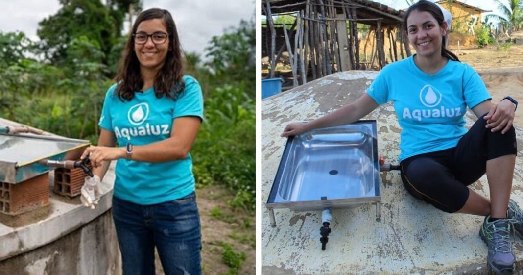 Brasileira cria filtro de água por luz solar e é premiada pela ONU