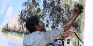 Morador de rua pinta murais incríveis usando apenas plantas, lama e pigmentos naturais Morador de rua pinta murais incríveis usando apenas plantas, lama e pigmentos naturais