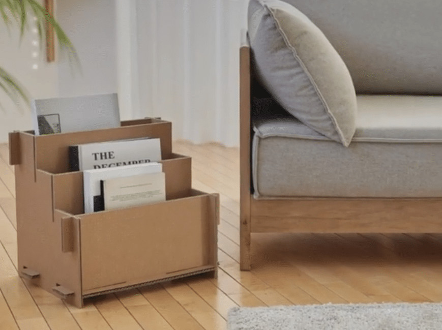 ideiasnutritivas.com - Caixas de TV sustent&aacute;veis da Samsung podem se transformar em casinha de gato e outros m&oacute;veis