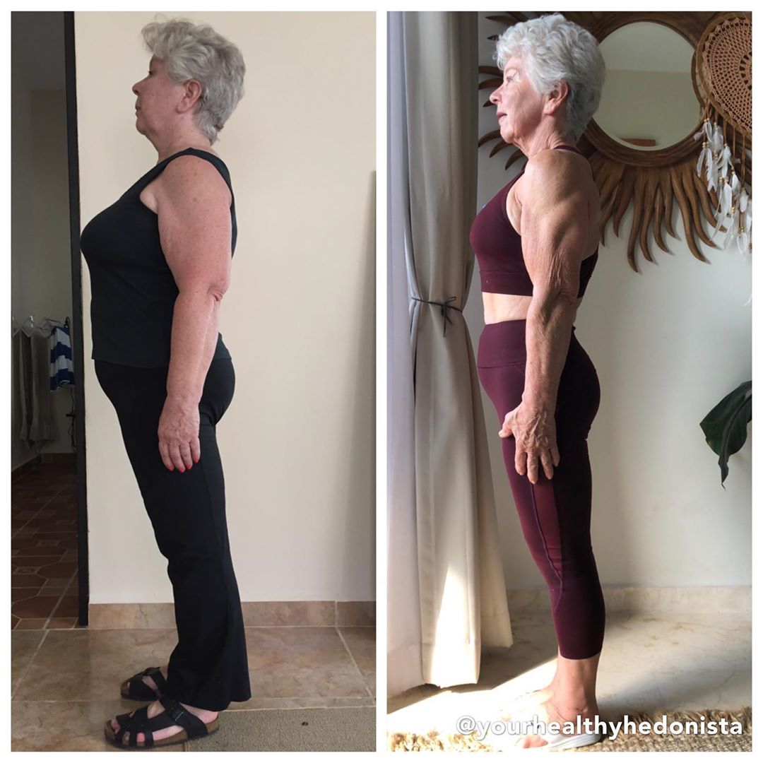 ideiasnutritivas.com - Mulher de 74 anos transforma seu corpo e o resultado é inspirador