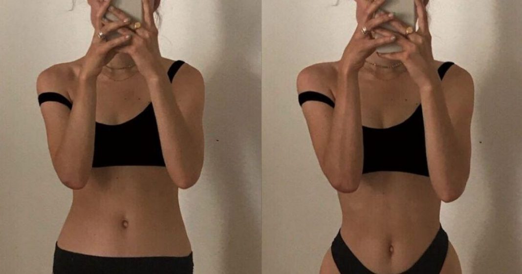 Nem tudo é o que parece: influencer mostra como uma pose muda um corpo