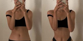 Nem tudo é o que parece: influencer mostra como uma pose muda um corpo Nem tudo é o que parece: influencer mostra como uma pose muda um corpo