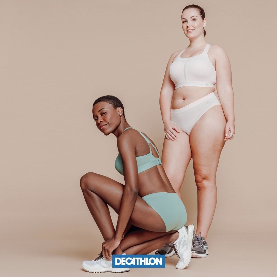 ideiasnutritivas.com - Campanha da Decathlon mostra mulheres reais quebrando o padrão de beleza ideal