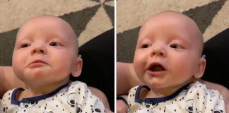 Emocionante vídeo de bebê que nasceu surdo e ouve os pais pela primeira vez Emocionante vídeo de bebê que nasceu surdo e ouve os pais pela primeira vez