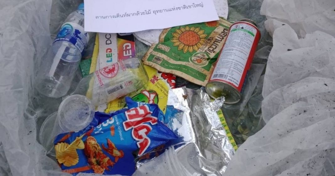 Tailândia envia aos turistas o lixo que deixam para trás no Parque Nacional