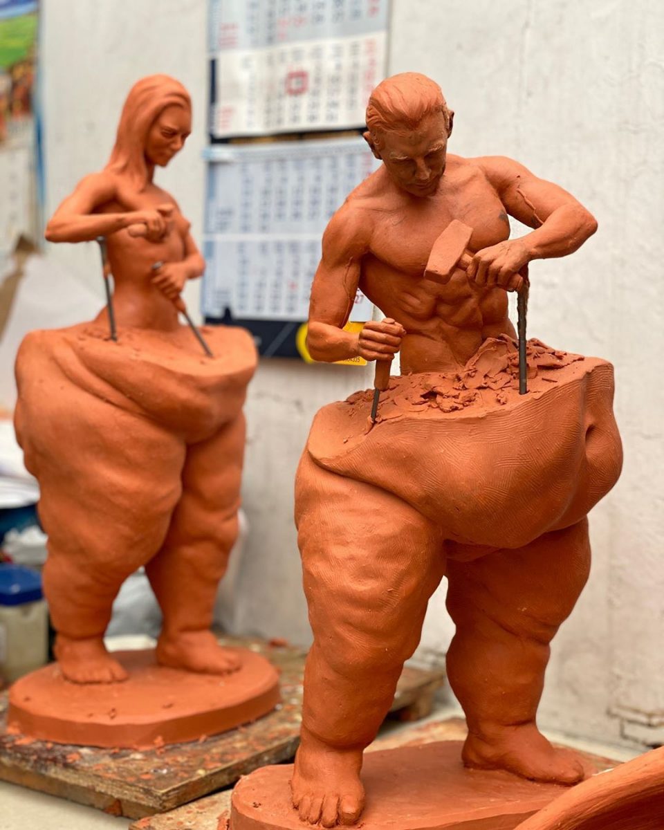 Esculturas deste artista mexicano mostram o trabalho árduo para conquistar o 'corpo perfeito' ideiasnutritivas.com - Esculturas deste artista mexicano mostram o trabalho árduo para conquistar o 'corpo perfeito'