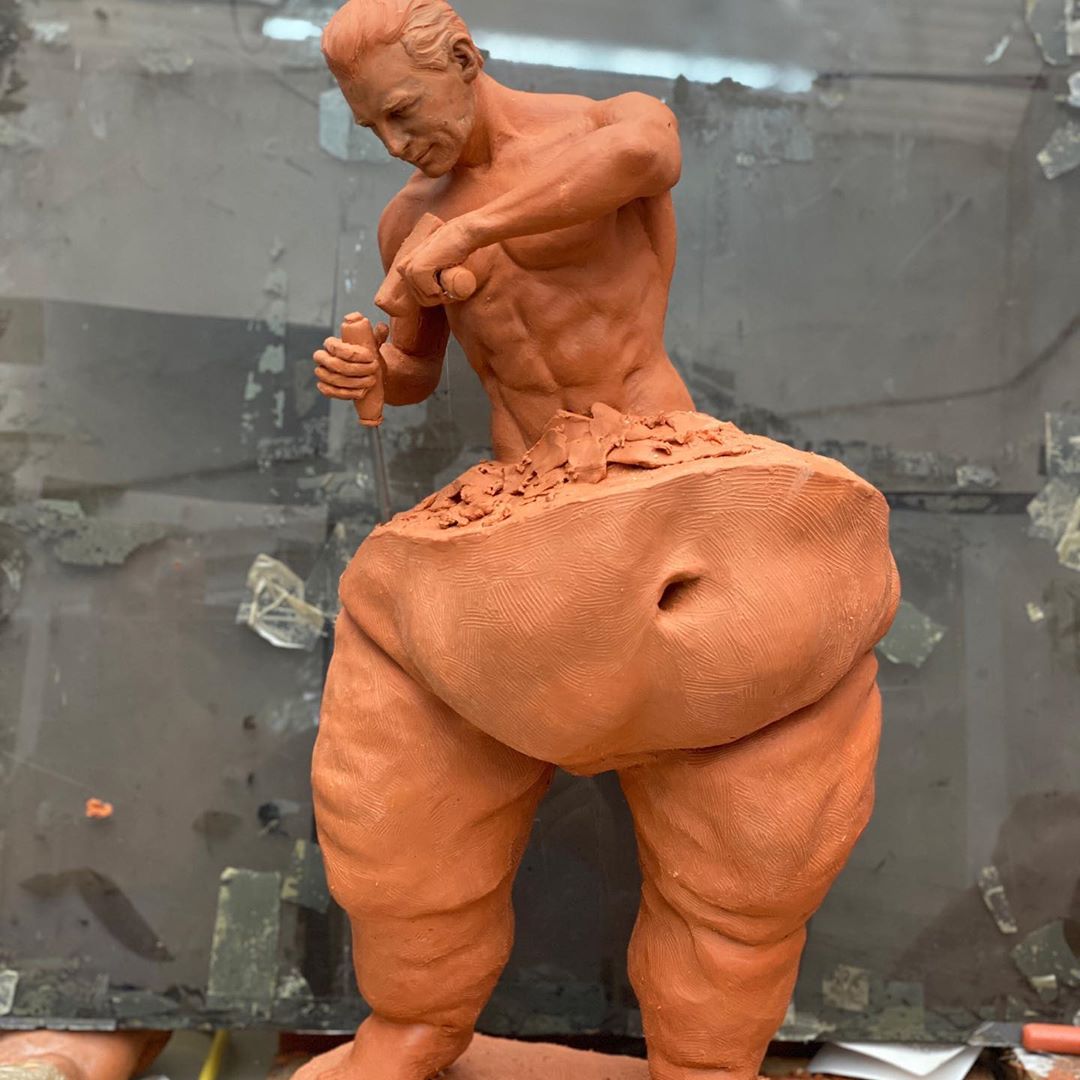 Esculturas deste artista mexicano mostram o trabalho árduo para conquistar o 'corpo perfeito' ideiasnutritivas.com - Esculturas deste artista mexicano mostram o trabalho árduo para conquistar o 'corpo perfeito'