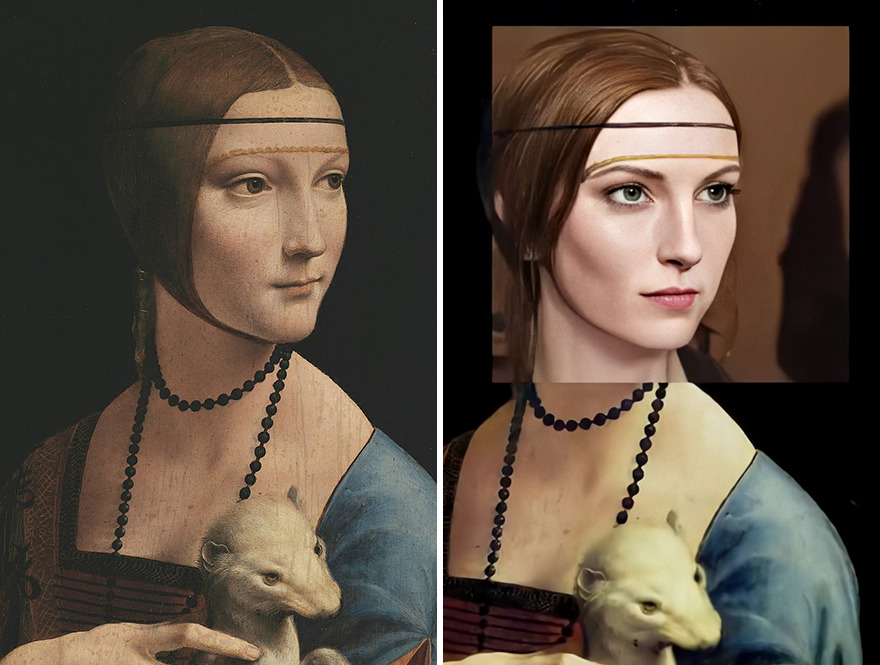 Artista cria rostos realistas a partir de pessoas de 7 pinturas famosas This digital artist brought to life the characters of 7 famous paintings using a neural network 5f0424770cf3e png 880 - Artista cria rostos realistas a partir de pessoas de 7 pinturas famosas