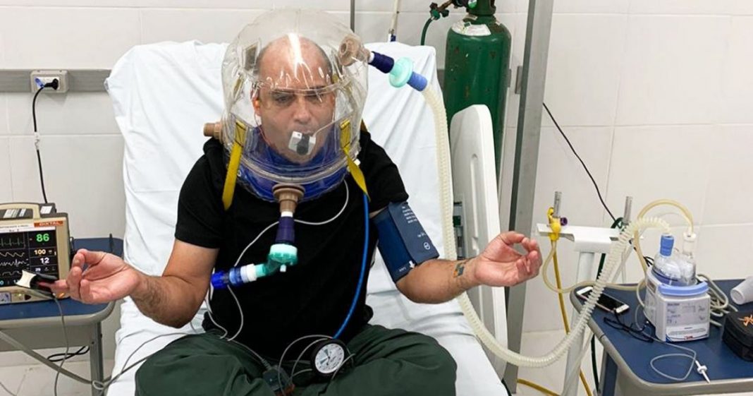 Capacete desenvolvido no Brasil reduz internações em UTI por Covid-19 em 60%