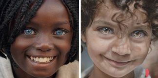 Fotógrafo registra a beleza dos olhos das crianças que brilham como pedras preciosas Fotógrafo registra a beleza dos olhos das crianças que brilham como pedras preciosas