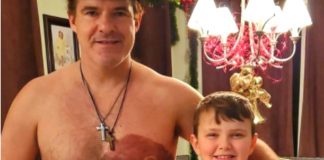 Pai fica 30 horas fazendo tatuagem igual marca de nascença do filho: “Para ele se sentir confiante” Pai fica 30 horas fazendo tatuagem igual marca de nascença do filho: “Para ele se sentir confiante”