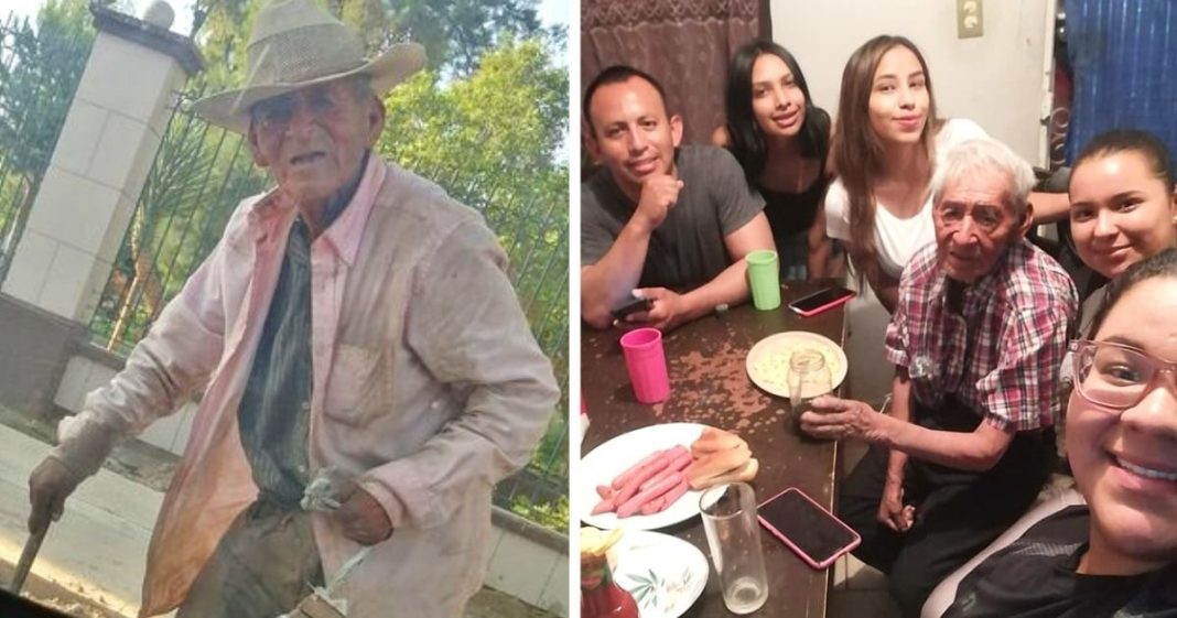 Família adota idoso de 108 anos que vivia nas ruas recolhendo garrafas vazias