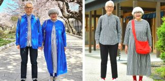 A combinação perfeita: casal japonês casado há 41 anos, usa roupas iguais todos os dias A combinação perfeita: casal japonês casado há 41 anos, usa roupas iguais todos os dias