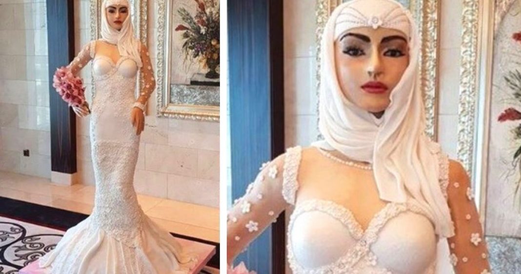 É assim um bolo de casamento de 1 milhão de dólares em Dubai