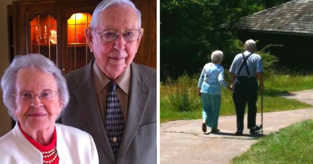 JUNTOS PARA SEMPRE: Casal casado por 77 anos foram enterrados juntos de mãos dadas