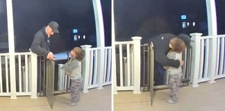 Entregador de pizza recebe um abraço inesperado de bebê, que salva sua vida Entregador de pizza recebe um abraço inesperado de bebê, que salva sua vida