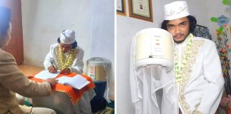 Indonésio casou-se com sua panela elétrica de arroz em uma bela cerimônia: “Ela não fala e cozinha muito bem” Indonésio casou-se com sua panela elétrica de arroz em uma bela cerimônia: “Ela não fala e cozinha muito bem”