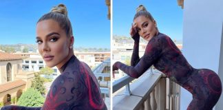 Khloé Kardashian publica foto exibindo suas curvas e fãs dizem ter Photoshop Khloé Kardashian publica foto exibindo suas curvas e fãs dizem ter Photoshop
