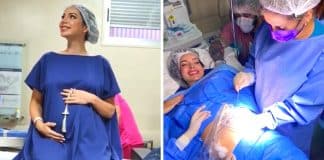 Em cirurgia inédita no Brasil, médica ‘queima’ tumor de bebê ainda no útero da mãe Em cirurgia inédita no Brasil, médica ‘queima’ tumor de bebê ainda no útero da mãe