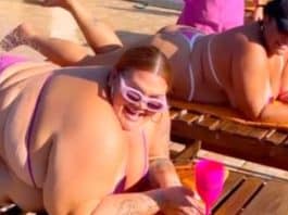 Thais Carla e Rízia Cerqueira adotam biquíni de fita: “Padrão de beleza é ser feliz”