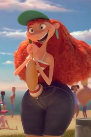 ideiasnutritivas.com - Filme da Disney criticado por corpo feminino irreal com bumbum gigante e cintura fina