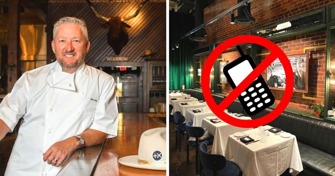 Um novo restaurante tem uma regra rígida de ‘não é permitido celular’ e divide a Internet
